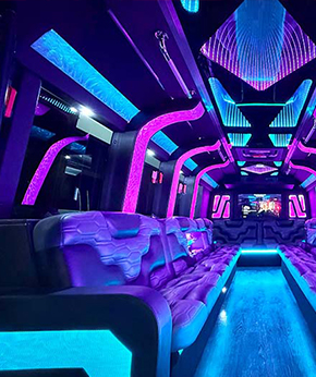 party bus interior